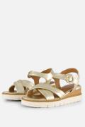 Tamaris Sandalen goud Leer