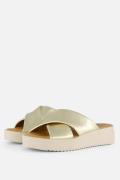 Tamaris Slippers goud Synthetisch