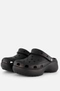 Crocs Classic Platform Clog W Slippers zwart