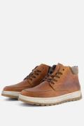 Rieker Veterboots cognac Leer