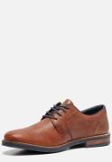 Rieker Veterschoenen cognac Leer