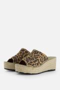 Toni Pons Ivori Leopard Espadrilles bruin Leer