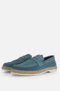 Vertice Instappers blauw Suede