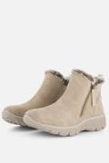 Skechers Relaxed Fit Enkellaarsjes taupe