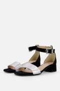 Linea Zeta Sandalen zwart suede