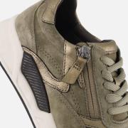 Gabor Rollingsoft Sneakers groen Suede