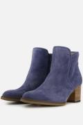 Gabor Enkellaarsjes blauw Suede