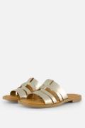 Tamaris Slippers goud Leer