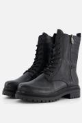 Rieker Veterboots zwart Synthetisch