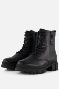 S.Oliver Veterboots zwart Synthetisch