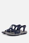 Skechers Reggae Sandalen blauw Textiel