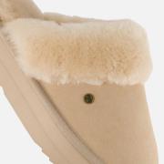 Warmbat Flurry Plateau Pantoffels beige Suede