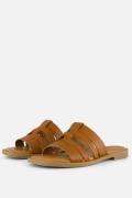 Tamaris Slippers cognac Leer