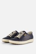 Ecco Soft 7 W Sneakers blauw Leer