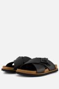 Timberland Amalfi Vibes Slippers zwart Leer