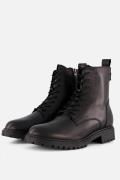 Tamaris Veterboots zwart Leer