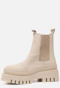 Tamaris Chelsea boots beige Imitatieleer