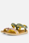 Woden Line Lite sandalen groen