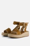 Cellini Espadrilles bruin Textiel