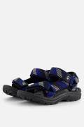 Muyters Sandalen blauw Textiel