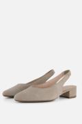 Gabor Slingback Pumps beige Suede