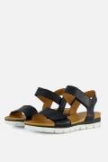 Aqa Sandalen zwart Leer