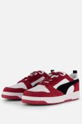 Puma Rebound v6 Sneakers wit Imitatieleer