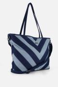 Charm Shopper Denim blauw Canvas