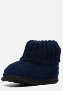 Bergstein Cozy slofjes blauw Schapenwol