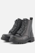 Muyters Veterboots zwart Leer