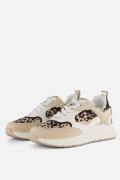 POSH by Poelman Leopard Sneakers beige Textiel