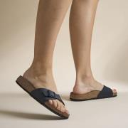 Birkenstock Madrid Slippers zwart Synthetisch