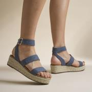 Cellini Denim Espadrilles blauw Synthetisch