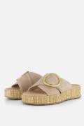 Tamaris Comfort Slippers beige Leer