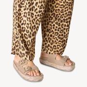 Tamaris Slippers beige Leer