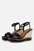 Mexx Ricky Palace Espadrilles met hak zwart