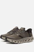 Skechers Go Walk Glide Step Slip-ins taupe Textiel
