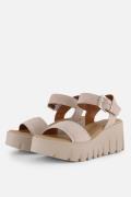 Tamaris Sandalen met hak taupe Suede