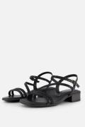 Tamaris Strass Sandalen zwart Leer