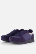 Woden Ronja Fruit Sneakers blauw Suede
