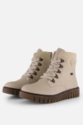 Rieker Veterboots beige Synthetisch