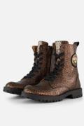 Develab Leopard Veterboots bruin Leer