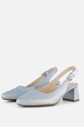 Gabor Slingback Pumps blauw Suede