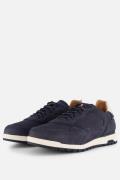 Van Lier Sneakers blauw Nubuck
