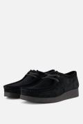 Clarks Wallabee Evo Veterschoenen zwart Suede