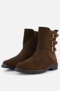 Feyn Enkellaarsjes bruin Suede