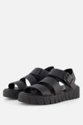 S.Oliver Sandalen zwart Synthetisch
