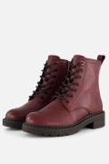 Marco Tozzi Veterboots bordeaux Synthetisch