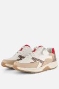 Gabor Rolling Soft Sneakers wit Leopard