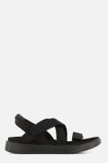 Ecco Soft sandalen zwart